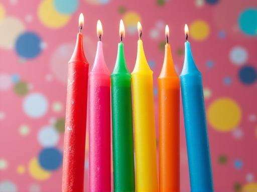Birthday party candles