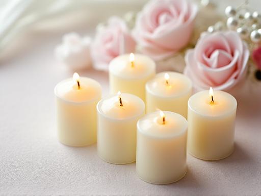 Wedding favor candles